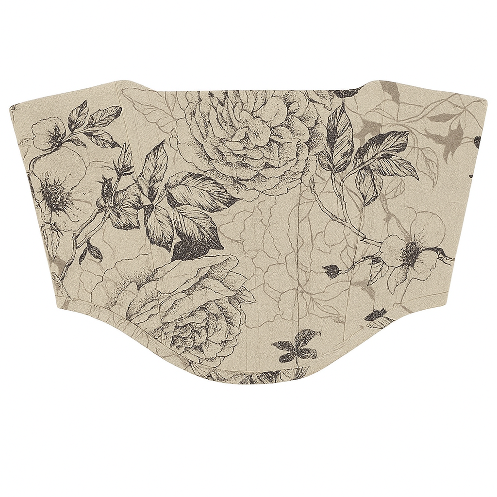 Floral Etched Corset belt