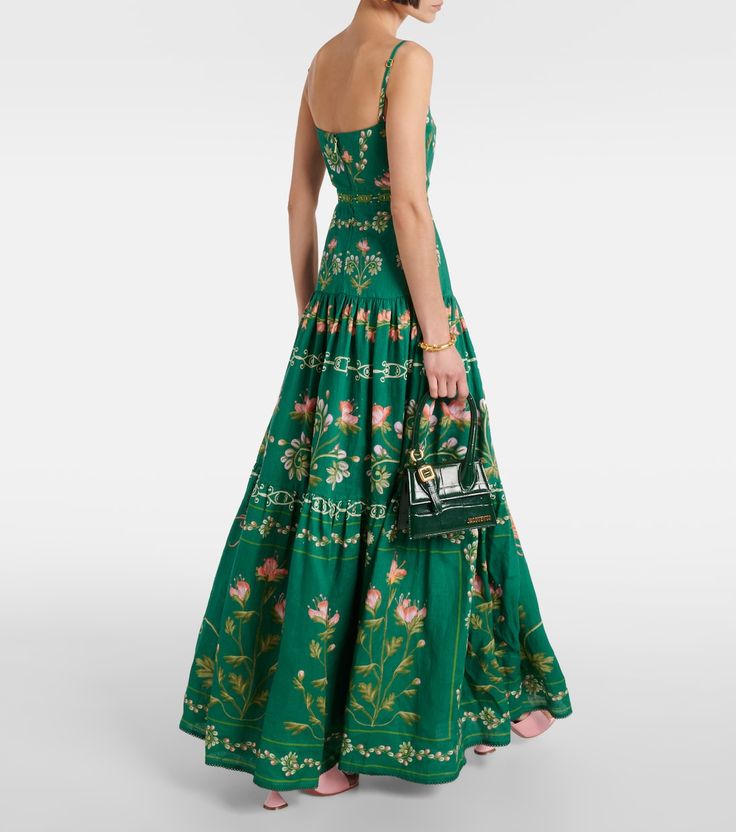 Lima Esmeralda Floral Maxi Dress