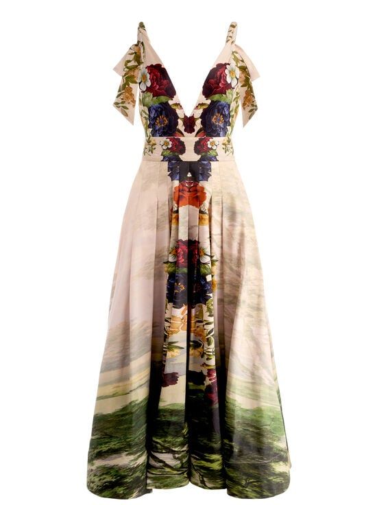 Forbidden Forest Hana Printed Midi Dress
