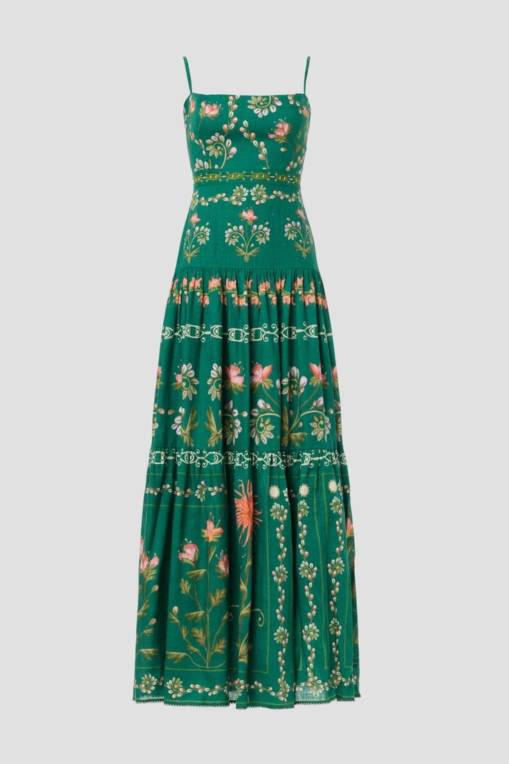 Lima Esmeralda Floral Maxi Dress